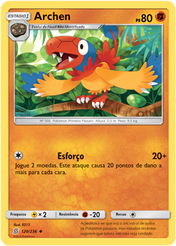 Archen (120/236) - Carta Avulsa Pokemon