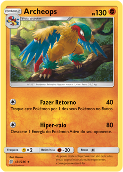 Archeops (121/236) - Carta Avulsa Pokemon