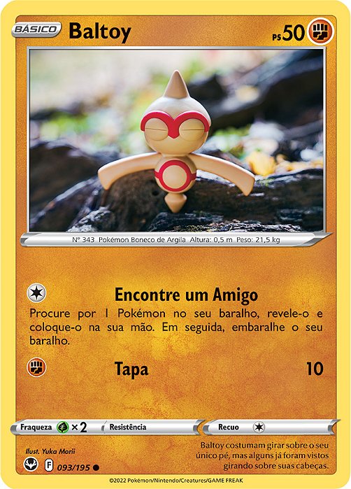 Baltoy (093/195) - Carta Avulsa Pokemon