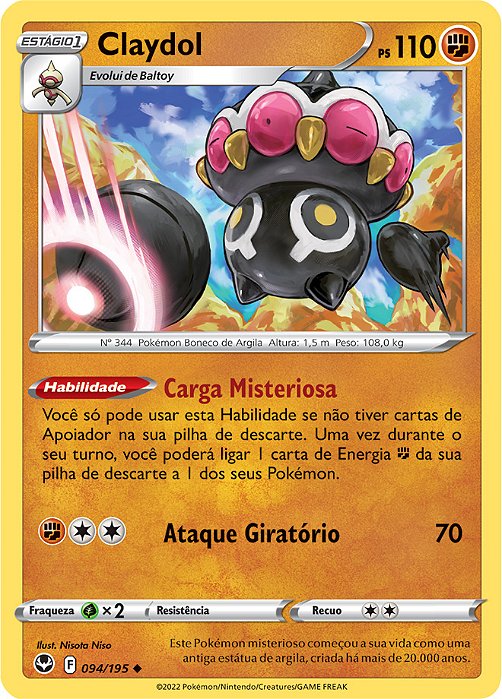 Claydol (094/195) - Carta Avulsa Pokemon