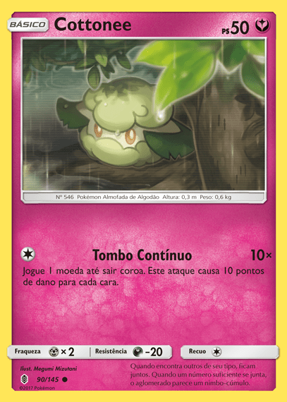 Cottonee (90/145) REV FOIL - Carta Avulsa Pokemon