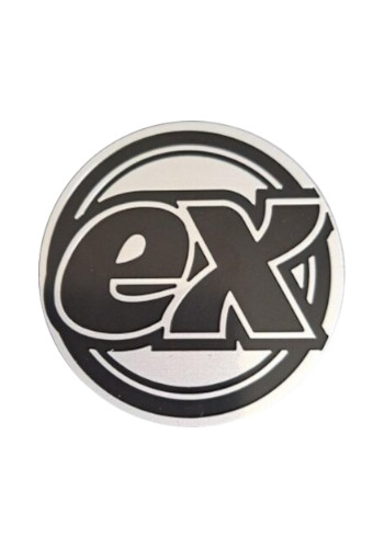 Moeda Pokémon ex - Prateada FOIL Colecionável Extra Grande - Jogo Pokemon TCG