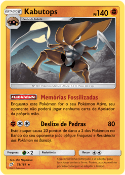 Kabutops (78/181) - Carta Avulsa Pokemon
