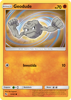 Geodude (33/68) \REV FOIL - Carta Avulsa Pokemon