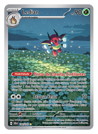 Ledian (144/142) FOIL - Carta Avulsa Pokemon
