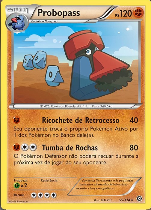 Probopass (55/114) - Carta Avulsa Pokemon