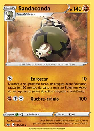 Sandaconda (109/202) - Carta Avulsa Pokemon