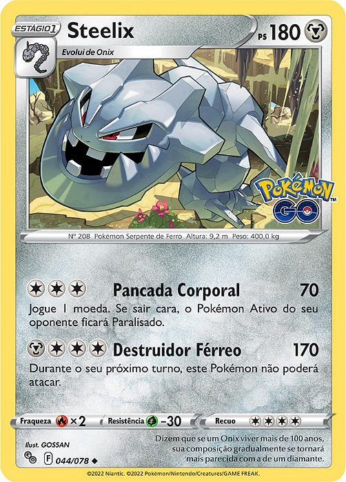 Steelix (044/078) - Carta Avulsa Pokemon