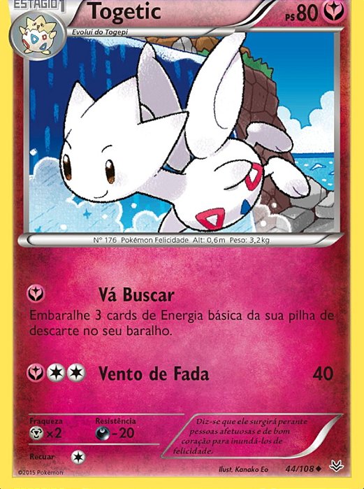 Togetic (44/108) - Carta Avulsa Pokemon