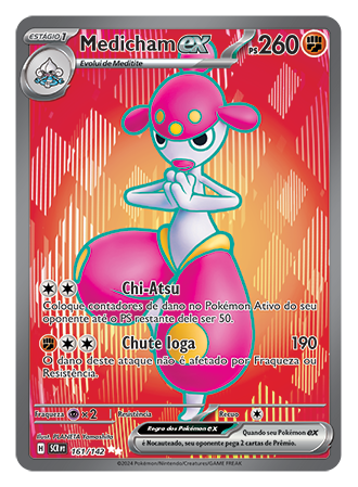 Medicham ex (161/142) - Carta Avulsa Pokemon
