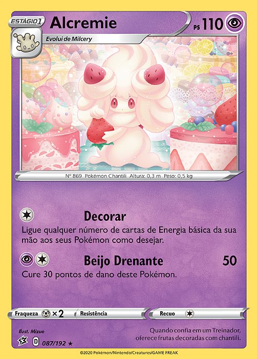 Alcremie (87/192) - Carta Avulsa Pokemon