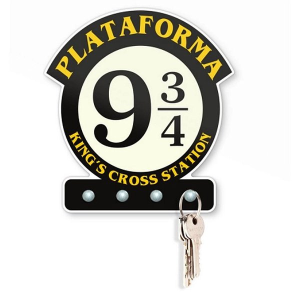 Porta chaves Plataforma 9 3/4 - Harry Potter