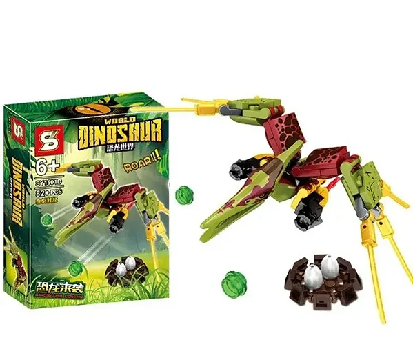 Cyber Dino Pterodáctilo - Set com Minifigura de Montar JW FS
