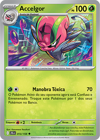 Accelgor (013/159) - Carta Avulsa Pokemon