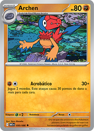 Archen (050/086) - Carta Avulsa Pokemon