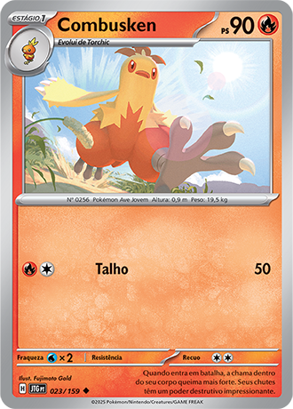 Combusken (023/159) - Carta Avulsa Pokemon