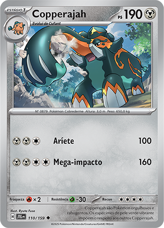 Copperajah (110/159) - Carta Avulsa Pokemon