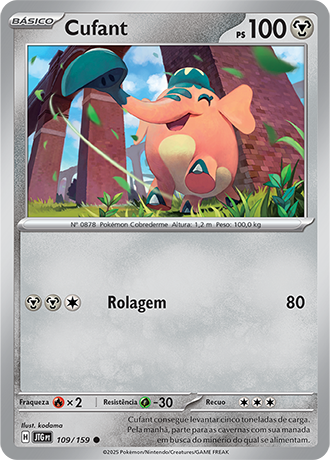 Cufant (109/159) - Carta Avulsa Pokemon