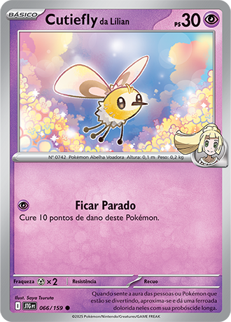 Cutiefly da Lílian / Lillie's Cutiefly (066/159) - Carta Avulsa Pokemon