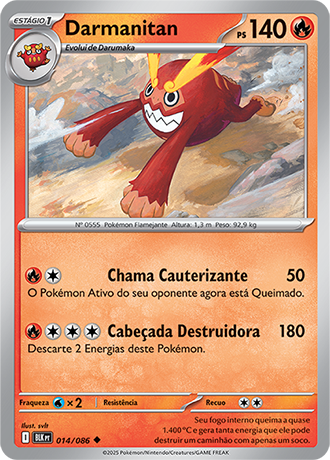 Darmanitan (014/086) - Carta Avulsa Pokemon