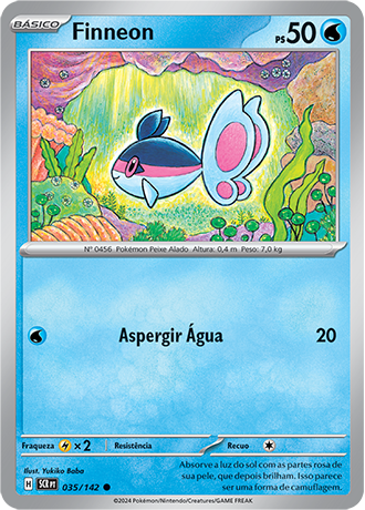 Finneon (035/142) REV FOIL - Carta Avulsa Pokemon