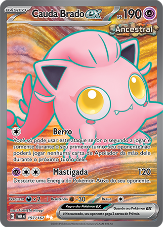 Cauda Brado ex / Scream Tail ex (197/167) - Carta Avulsa Pokemon