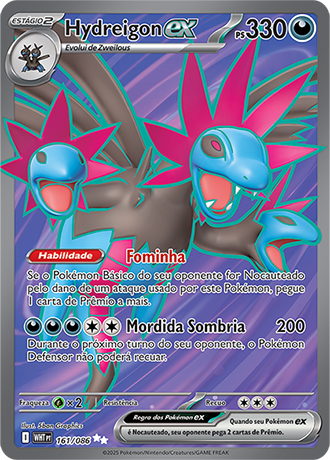Hydreigon ex (161/086) - Carta Avulsa Pokemon