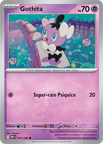 Gothita (041/086) - Carta Avulsa Pokemon