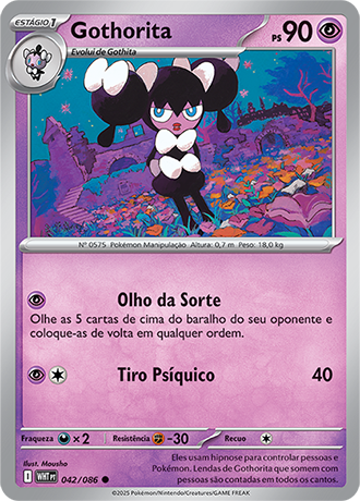 Gothorita (042/086) - Carta Avulsa Pokemon