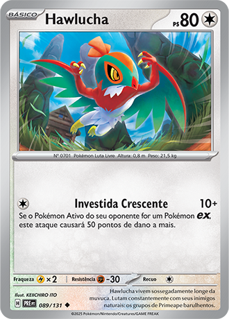 Hawlucha (089/131) - Carta Avulsa Pokemon