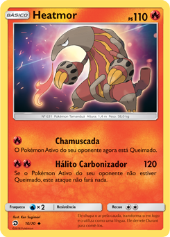 Heatmor (10/70) - Carta Avulsa Pokemon