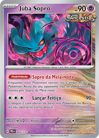 Juba Sopro / Flutter Mane (043/131) REV FOIL - Carta Avulsa Pokemon