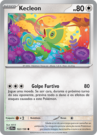 Kecleon (122/159) - Carta Avulsa Pokemon
