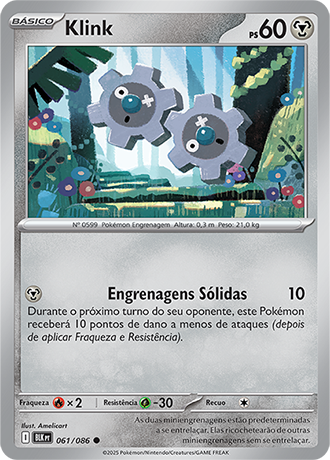Klink (061/086) - Carta Avulsa Pokemon