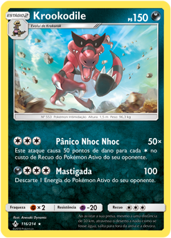 Krookodile (116/214) - Carta Avulsa Pokemon