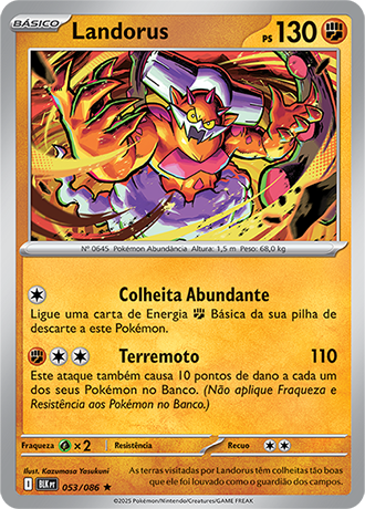 Landorus (053/086) FOIL - Carta Avulsa Pokemon