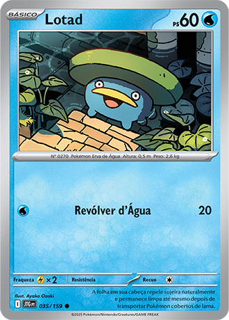 Lotad (035/159) - Carta Avulsa Pokemon