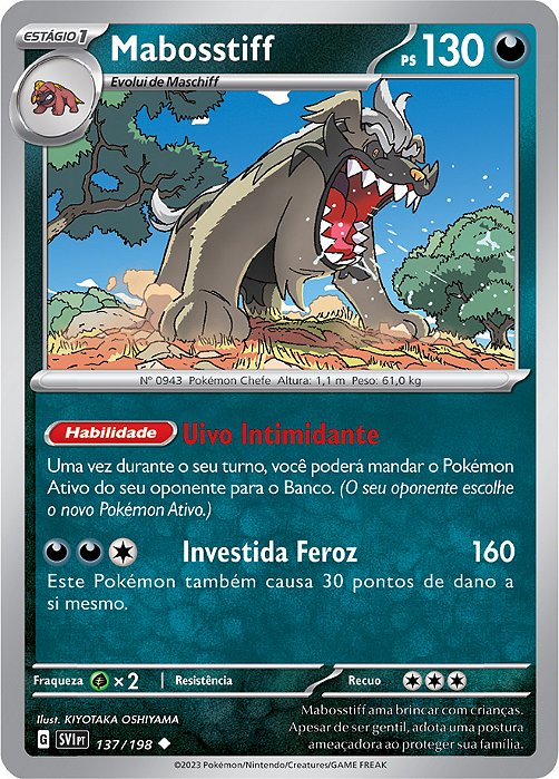 Mabosstiff (137/198) - Carta Avulsa Pokemon