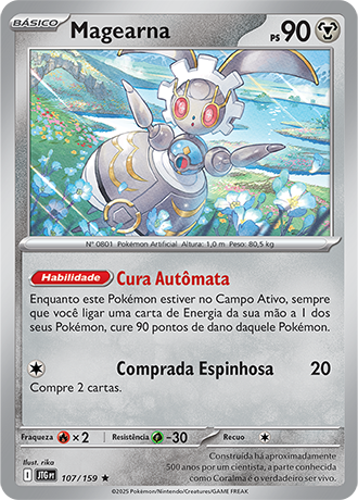 Magearna (107/159) FOIL - Carta Avulsa Pokemon