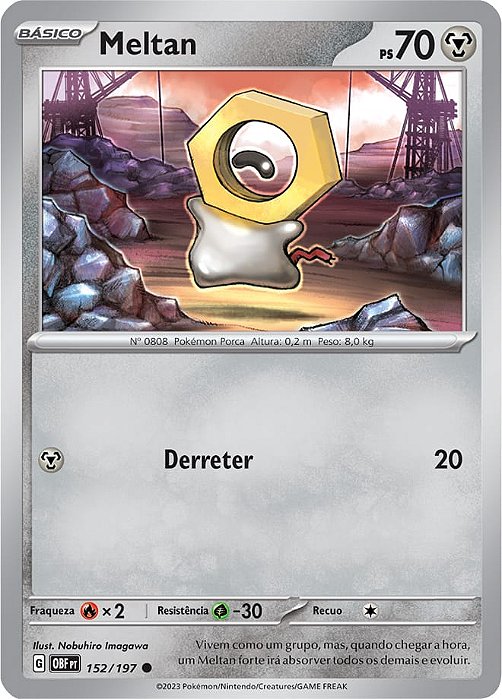 Meltan (152/197) - Carta Avulsa Pokemon