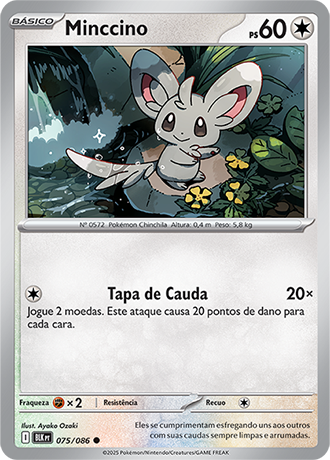 Minccino (075/086) REV FOIL - Carta Avulsa Pokemon