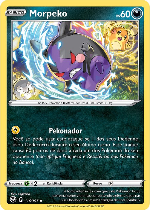 Morpeko (116/195) - Carta Avulsa Pokemon