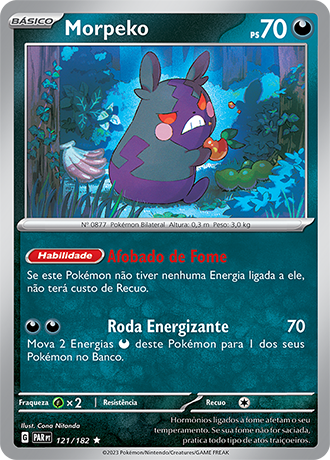 Morpeko (121/182) - Carta Avulsa Pokemon