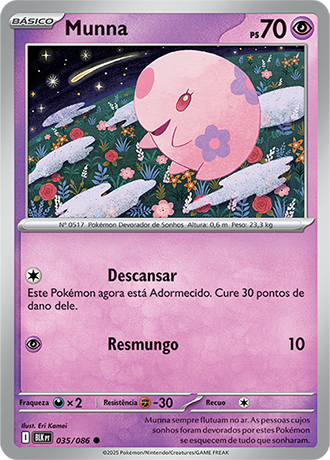 Munna (035/086) - Carta Avulsa Pokemon