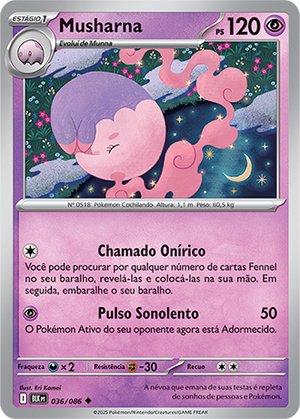 Musharna (036/086) - Carta Avulsa Pokemon