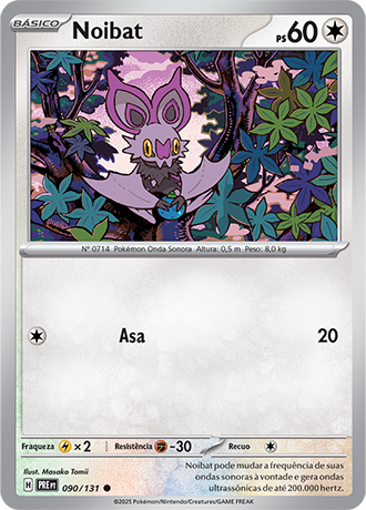 Noibat (090/131) - Carta Avulsa Pokemon