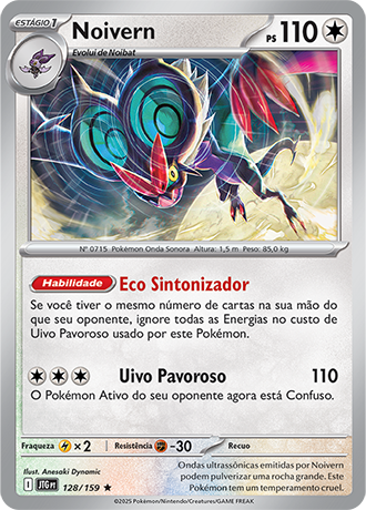 Noivern (128/159) REV FOIL - Carta Avulsa Pokemon