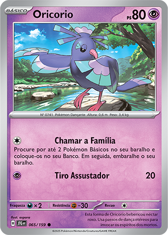 Oricorio (065/159) - Carta Avulsa Pokemon