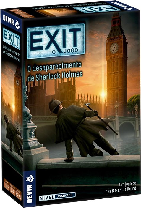 EXIT: O Desaparecimento de Sherlock Holmes - Jogo de Tabuleiro