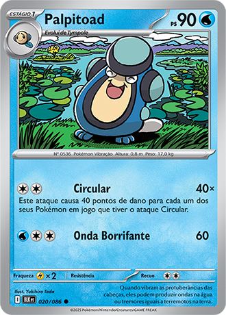 Palpitoad (020/086) - Carta Avulsa Pokemon